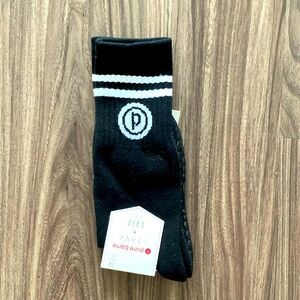 pure barre crew length grippy socks